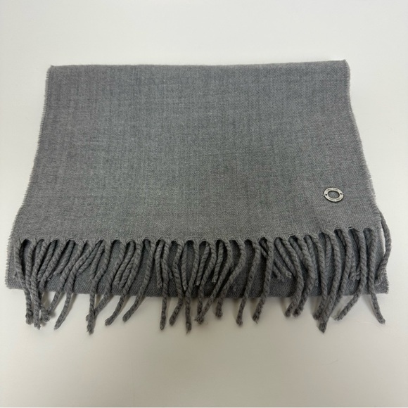 Calvin Klein Grey Fringe Scarf - Picture 2 of 5